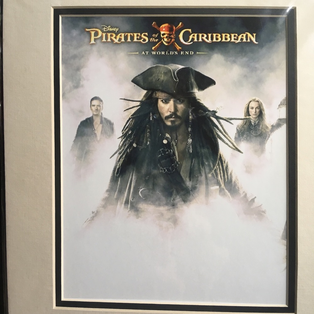 Disney Pirates of the Caribbean Matted Photo - Picture 3 of 8